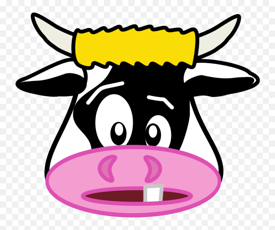 Cow Free To Use Cliparts 2 - Funny Cartoon Cow Face Emoji,Cow Clipart
