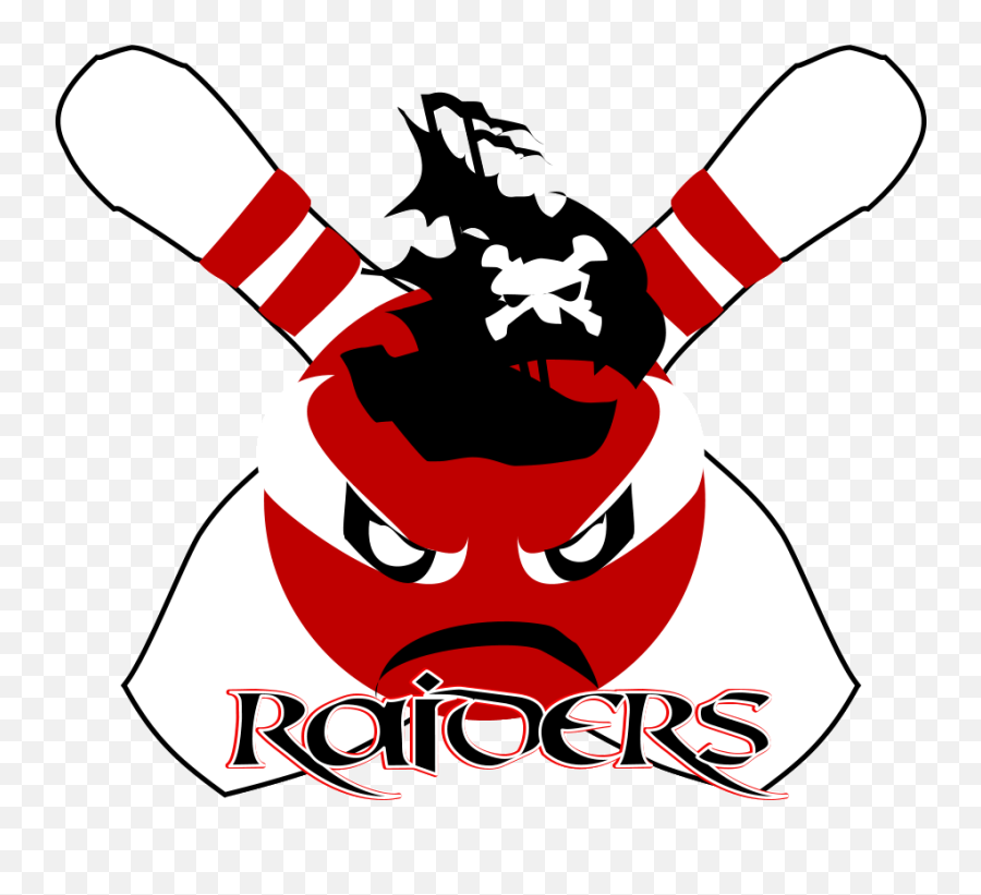 Playful Elegant Logo Design For The Raiders By - Bowling Team Emoji,Raider Logo