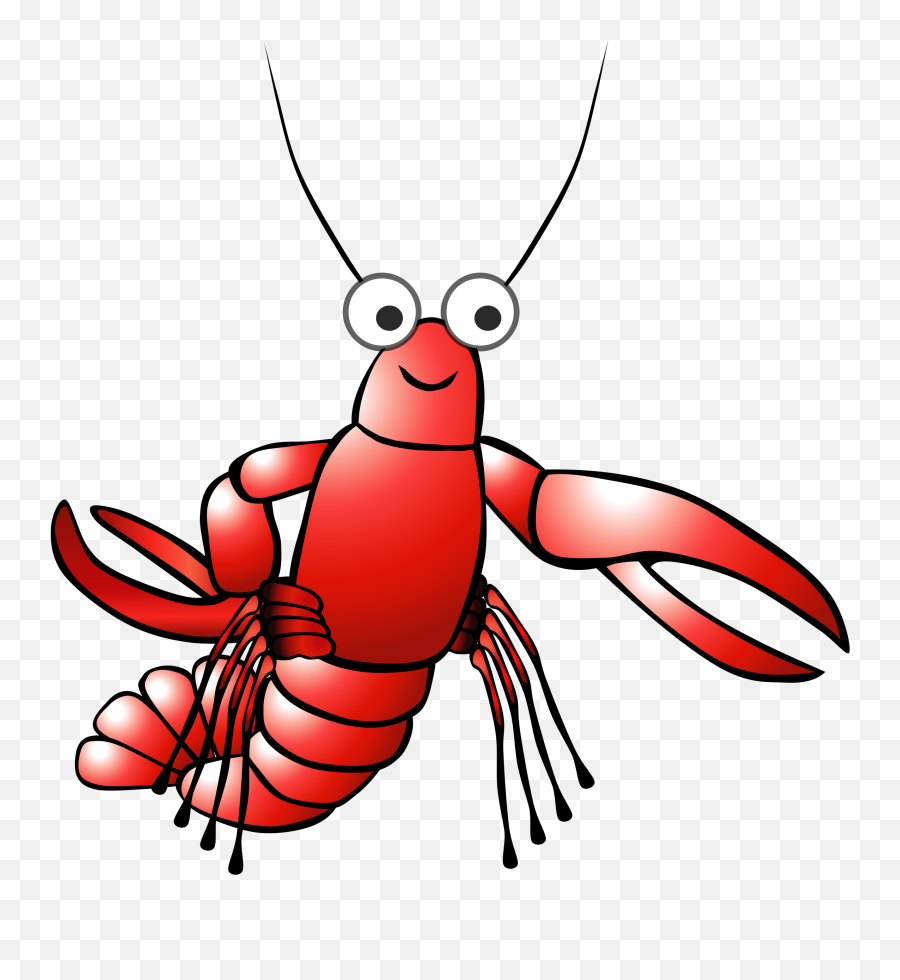 Clipart - Crayfish Clipart Emoji,Lobster Clipart