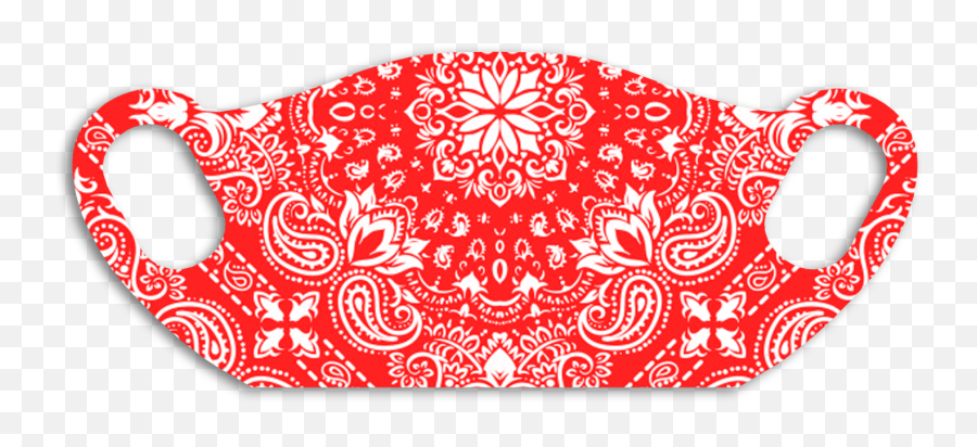 Bandana Red Face Cover - Decorative Emoji,Red Bandana Png