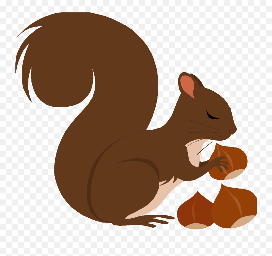 Red Squirrel Clipart Nut Clipart - Squirrel Clipart Emoji,Squirrel Clipart