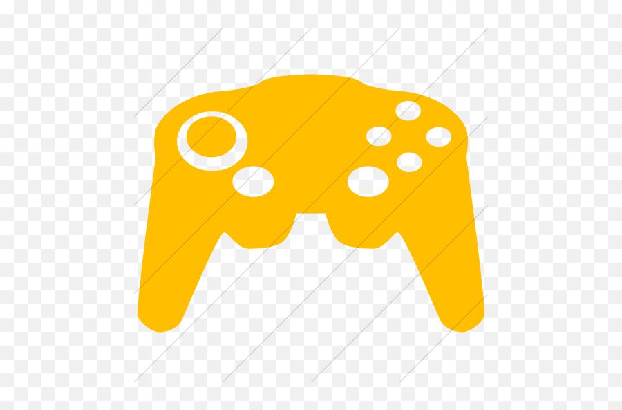 Iconsetc Simple Yellow Classica Video Game Controller Icon - Game Controller Emoji,Video Game Controller Png