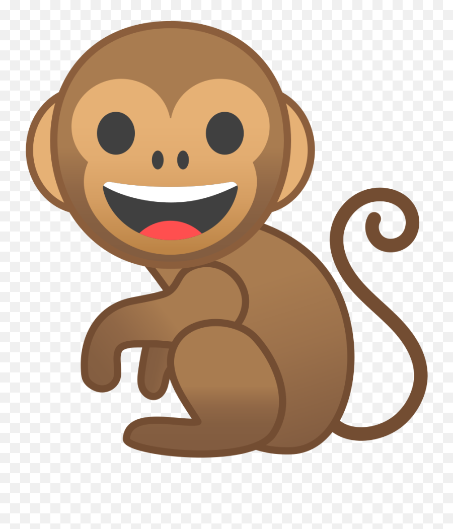 Download Monkey Icon - Monkey Emoji Google Png Image With No Monkey Emoji,Monkey Transparent Background