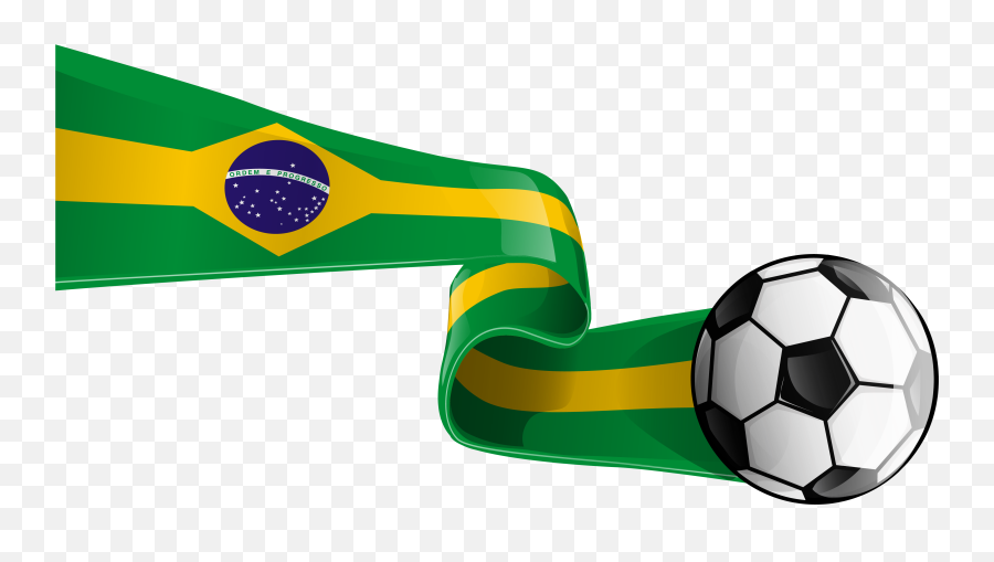 Brazil Clip Art - Brazil Flag Soccer Png Emoji,Soccer Clipart