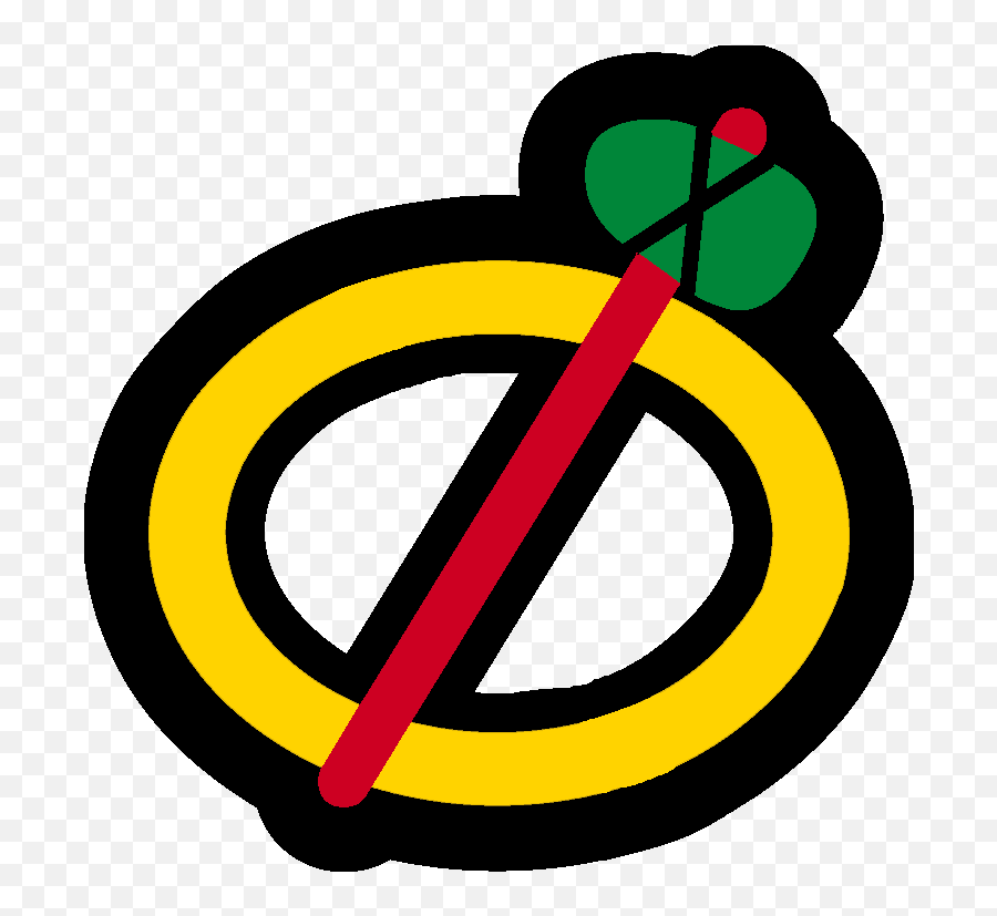 Chicago Blackhawks Secondary Logo Clipart - Full Size Chicago Blackhawks Emoji,Blackhawks Logo