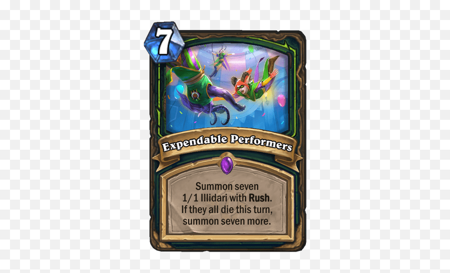 New Demon Hunter Epic Card Revealed - Expendable Performers Hearthstone Emoji,Babyrage Png