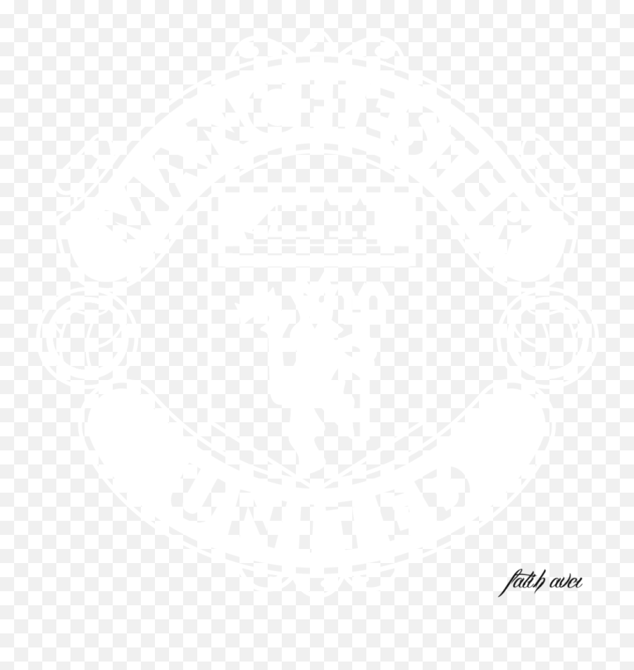Logo Black And White Vector Png - Manchester United Logo Black And White Png Emoji,Manchester United Logo