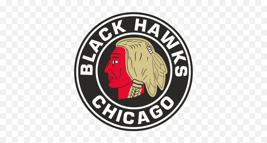 Chicago Black Hawks Logo 1935 - 1937 Detroithockeynet Hair Design Emoji,Chicago Team Logo
