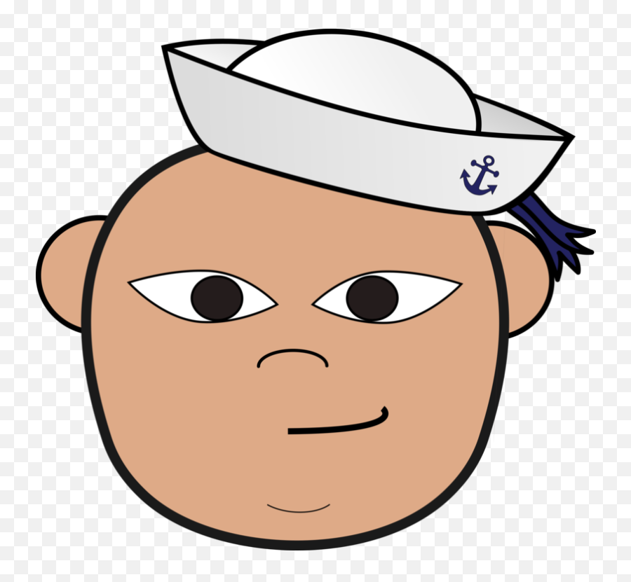 Clipart Sailor Cowboy Hat Clip Art Indian Chief Clip - Sailor Head Clip Art Emoji,Sailor Hat Png