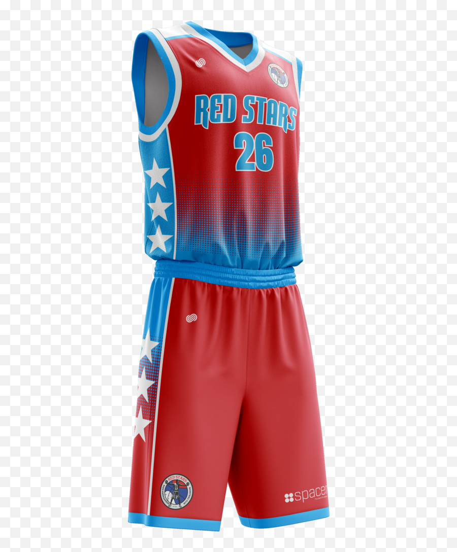 Download Red Stars Basketball Uniform - Sports Jersey Full For Basketball Emoji,Red Stars Png