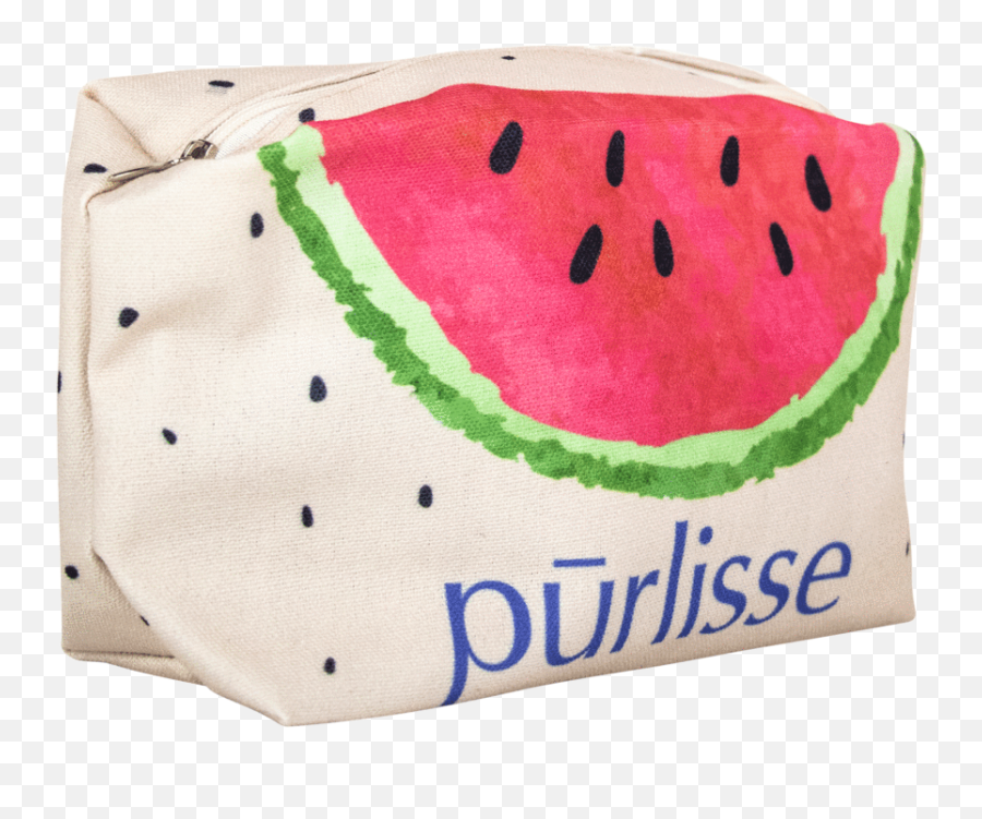 Watermelon Canvas Cosmetics Bag Emoji,Ipsy Logo