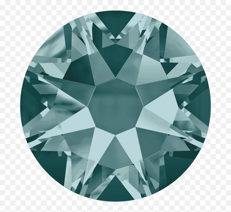 Blue Crystal Png - Blue Zircon Satin Swarovski Flatback Graphite Swarovski Crystals Emoji,Crystal Png