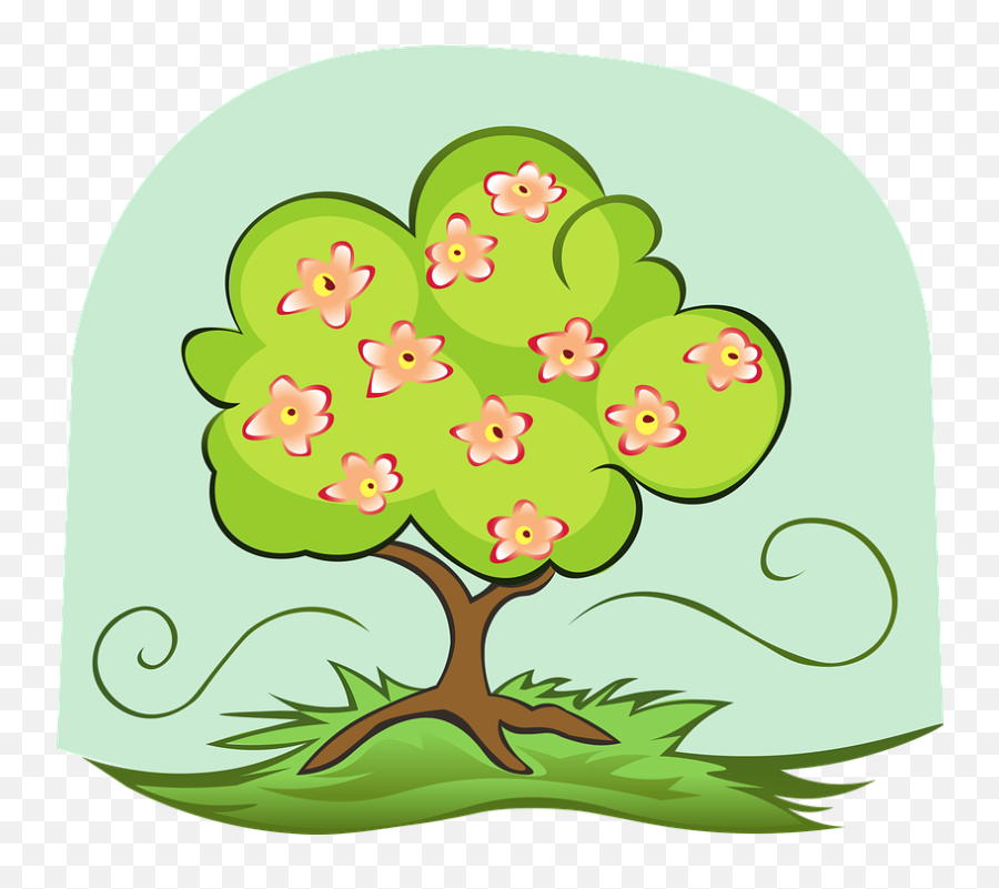 Cherry Blossom Tree - Free Vector Graphic On Pixabay Emoji,Cherry Blossom Branch Png