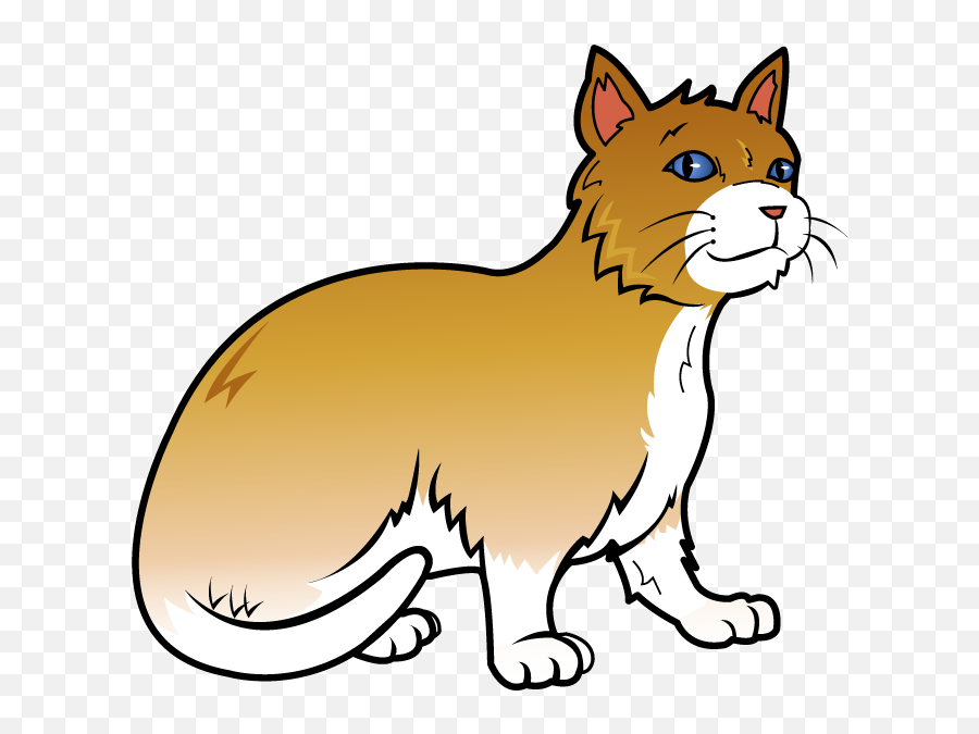Orange Cat - Clip Art Transparent Cartoon Jingfm Cat Emoji,Pete The Cat Clipart