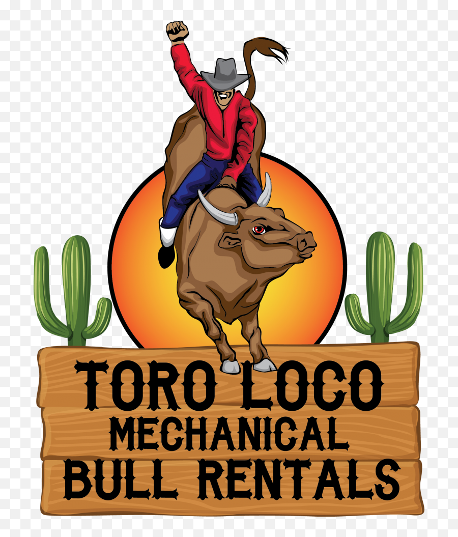 Toro Loco U2013 Mechanical Bull Ride Emoji,Bull Riding Clipart