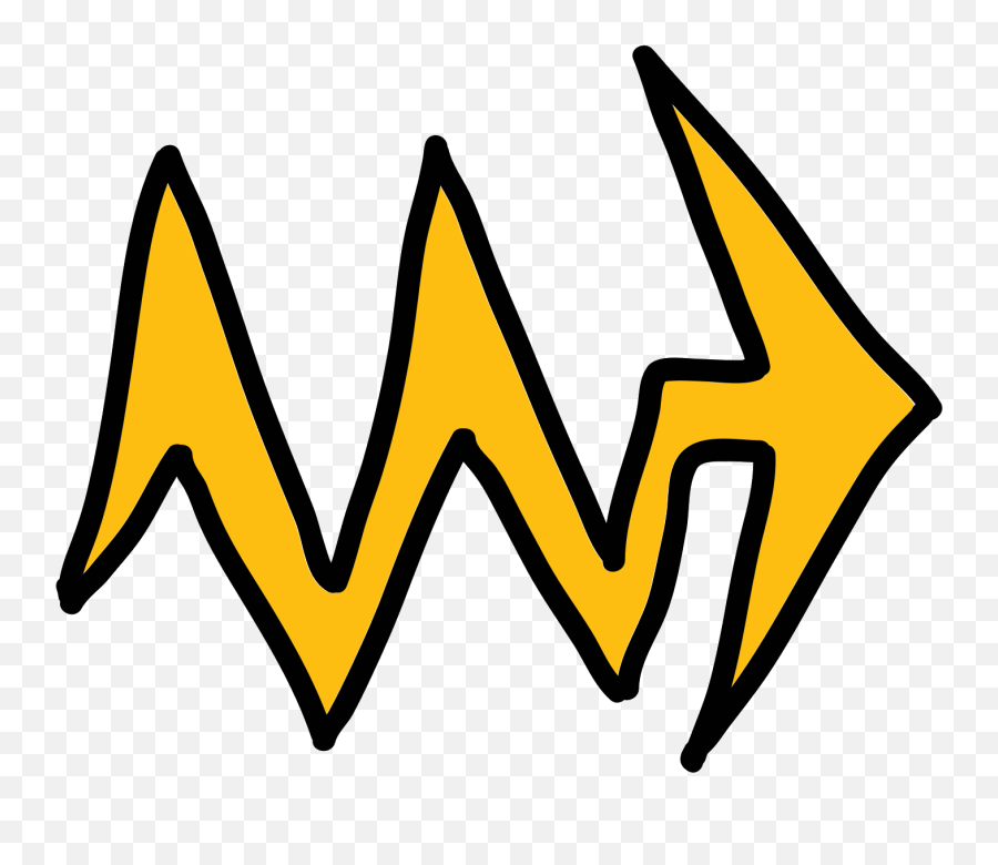 Download Lightning Arrow Icon - Noise Arrow Png Full Size Symbol Noise Arrow Png Emoji,Arrow Image Png
