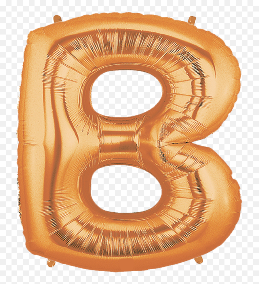 40 Gold Foil Letter - B Letters Balloons Emoji,Letter B Png