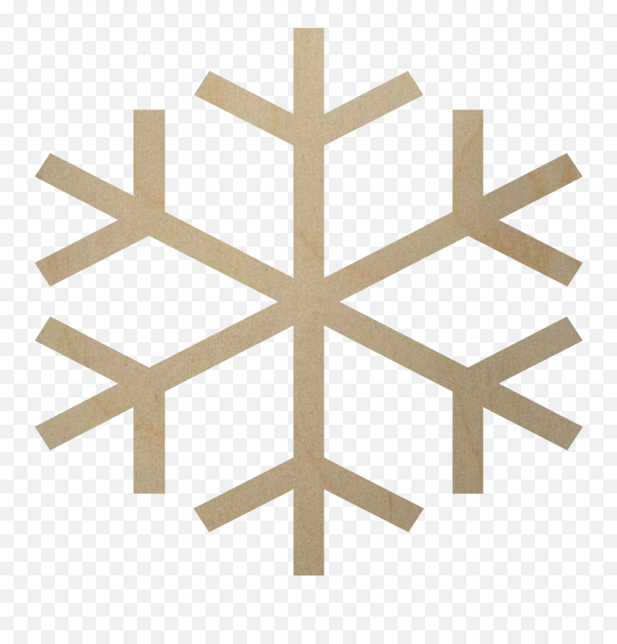 Snowflake Cut Out - Snowflake Clipart Simple Png Download Cut Out Snowflake Shape Emoji,Snowflake Clipart