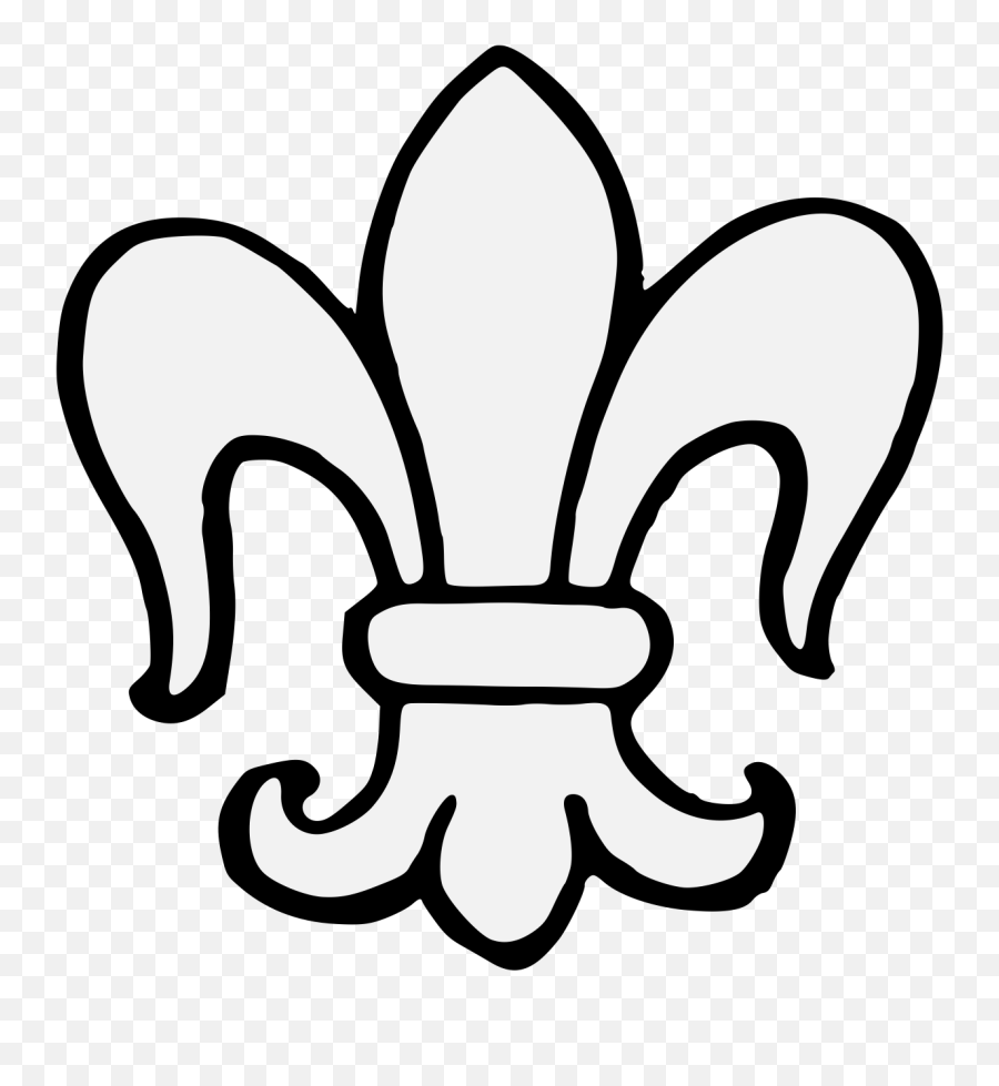Fleur De Lys - Traceable Heraldic Art Emoji,11 Png