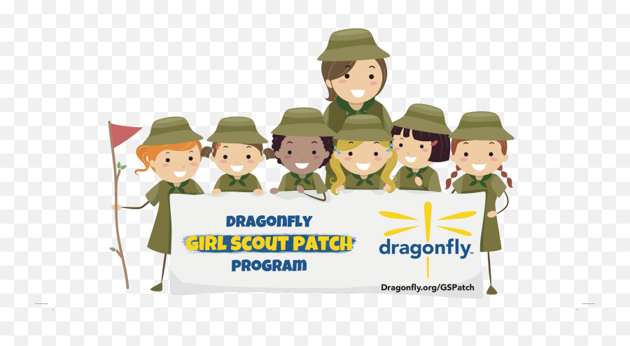 Dragonflys Girl Scout Patch Program Emoji,Girl Scout Png
