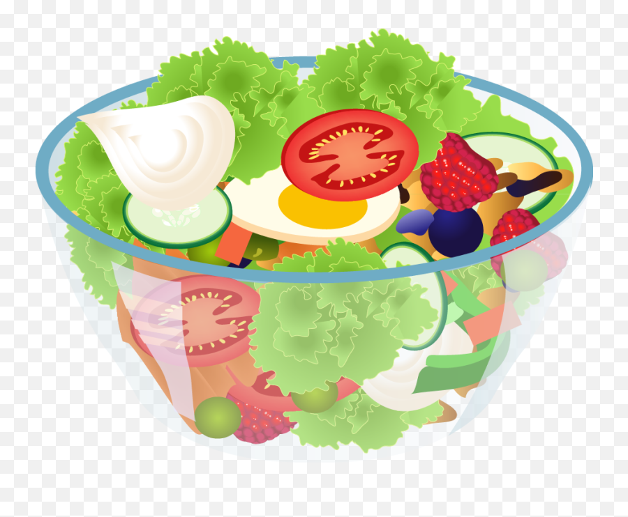 Free Clip Art - Salad Clipart Transparent Background Emoji,Salad Clipart