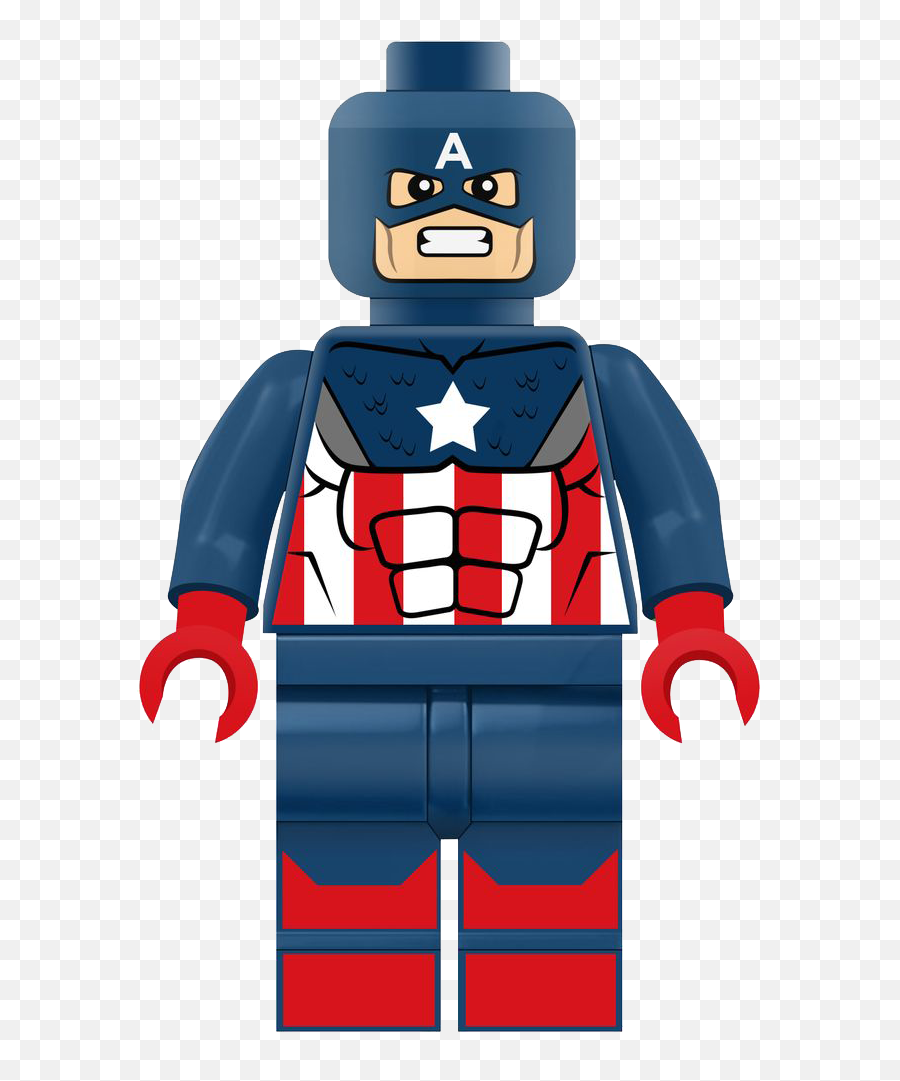 Captain America Lego Clipart Png - Lego Person Png Transparent Background Emoji,Lego Clipart