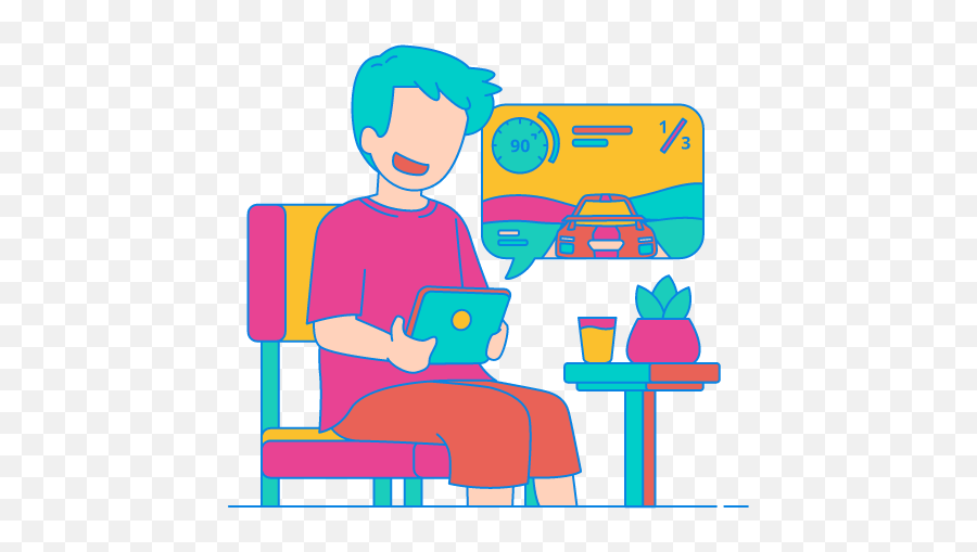 National Video Games Day - Calendar By Designsai Emoji,Person On Computer Clipart