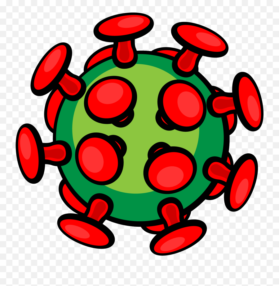 Coronavirus Clipart - Pzign Emoji,Bookmark Clipart