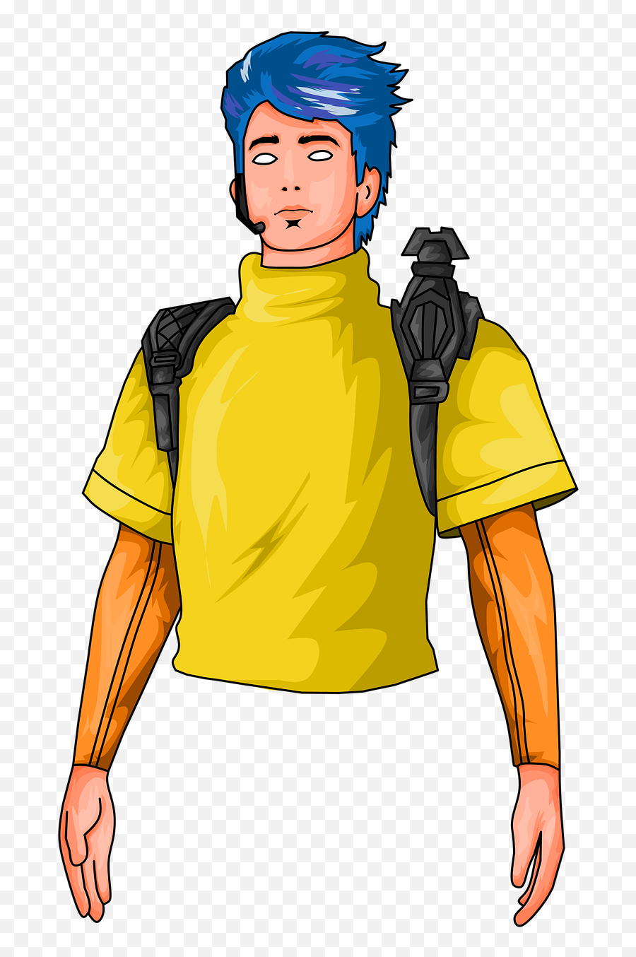 Handsome Boy Modern Mascot Free - Free Image On Pixabay Logo Free Fire Boy Emoji,Fire Png