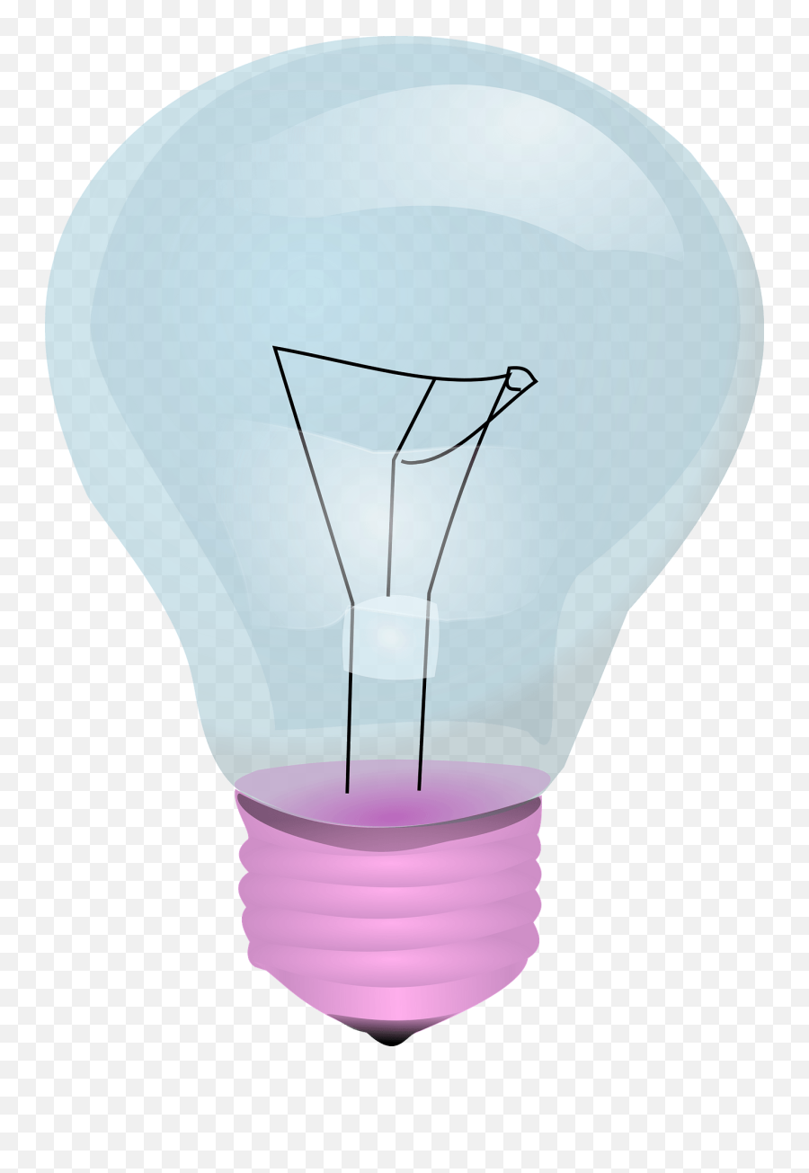 Lightbulb Light Bulb Clip Art Image - Clipartingcom Bombilla Apagada Png Emoji,Lightbulb Clipart