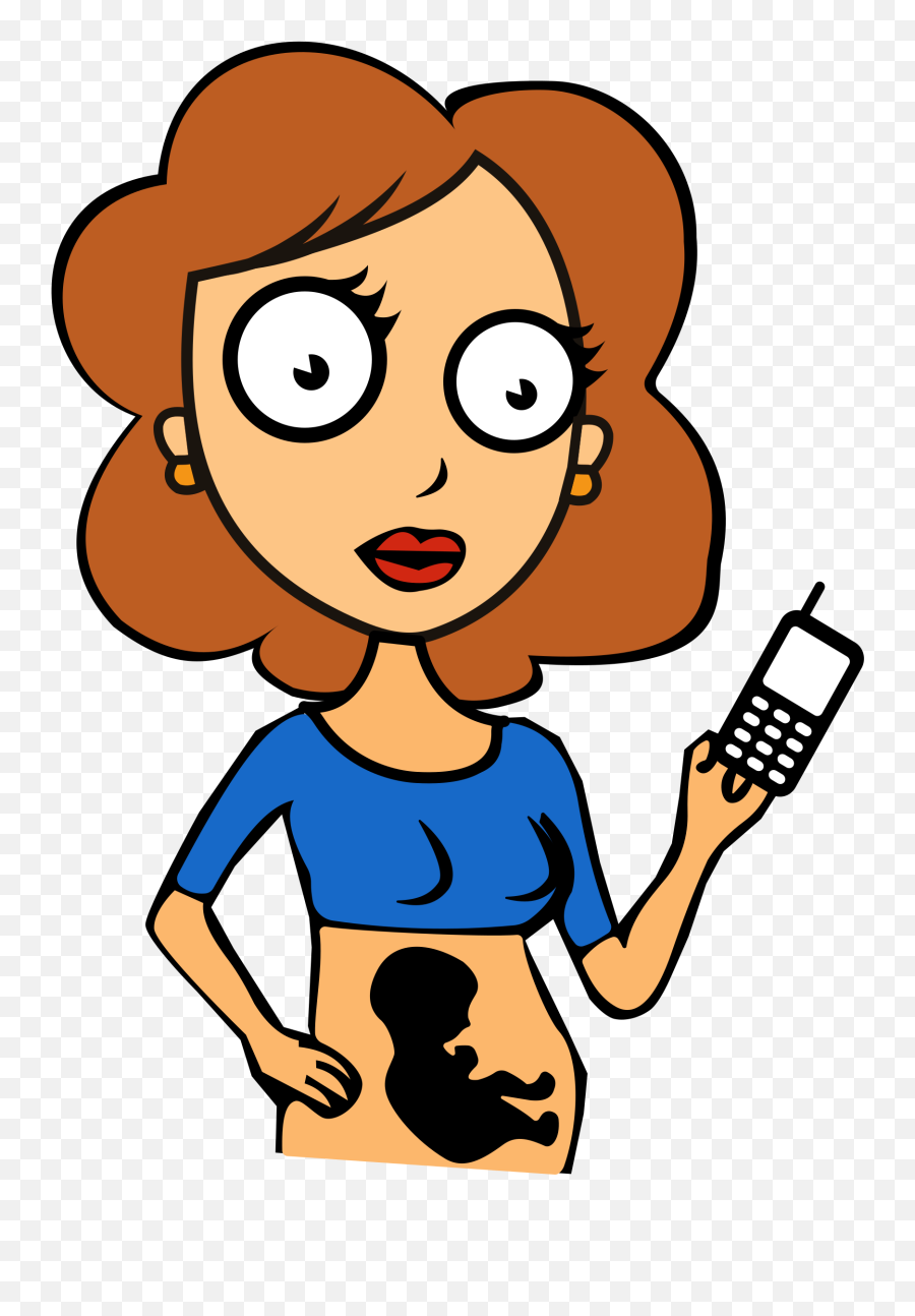 Mother Clipart Pregnant Lady Mother - Cancer De Pulmon Mujeres Dibujo Emoji,Pregnant Woman Clipart