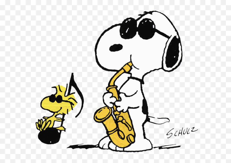 Snoopy Dance Gif Image - Clipart Best Snoopy Saxophone Cartoon Emoji,Snoopy Clipart