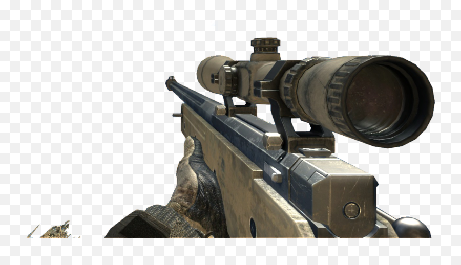 Download Cod Sniper Png - Sniper Call Of Duty Gun Png Emoji,Sniper Png
