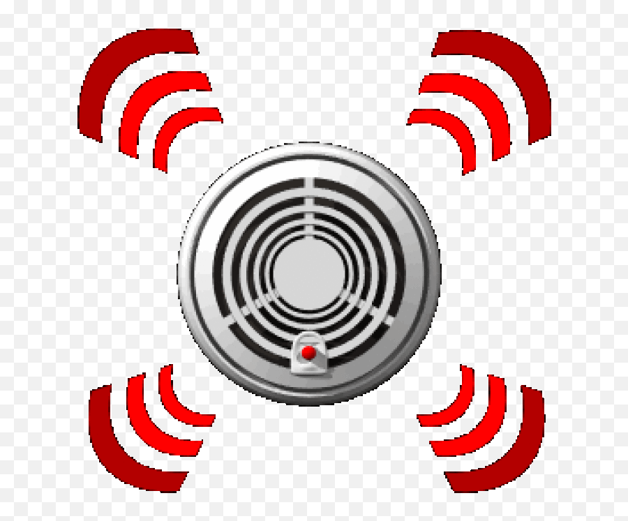 Detection Clipart Alarming Fire Alarm - Fire Alarm Sound Clipart Emoji,Smoke Gif Png