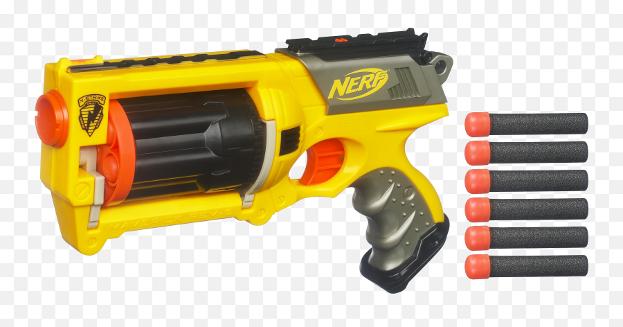 Nerf Gun Png - Nerf N Strike Maverick Rev 6 Emoji,Nerf Gun Transparent Background