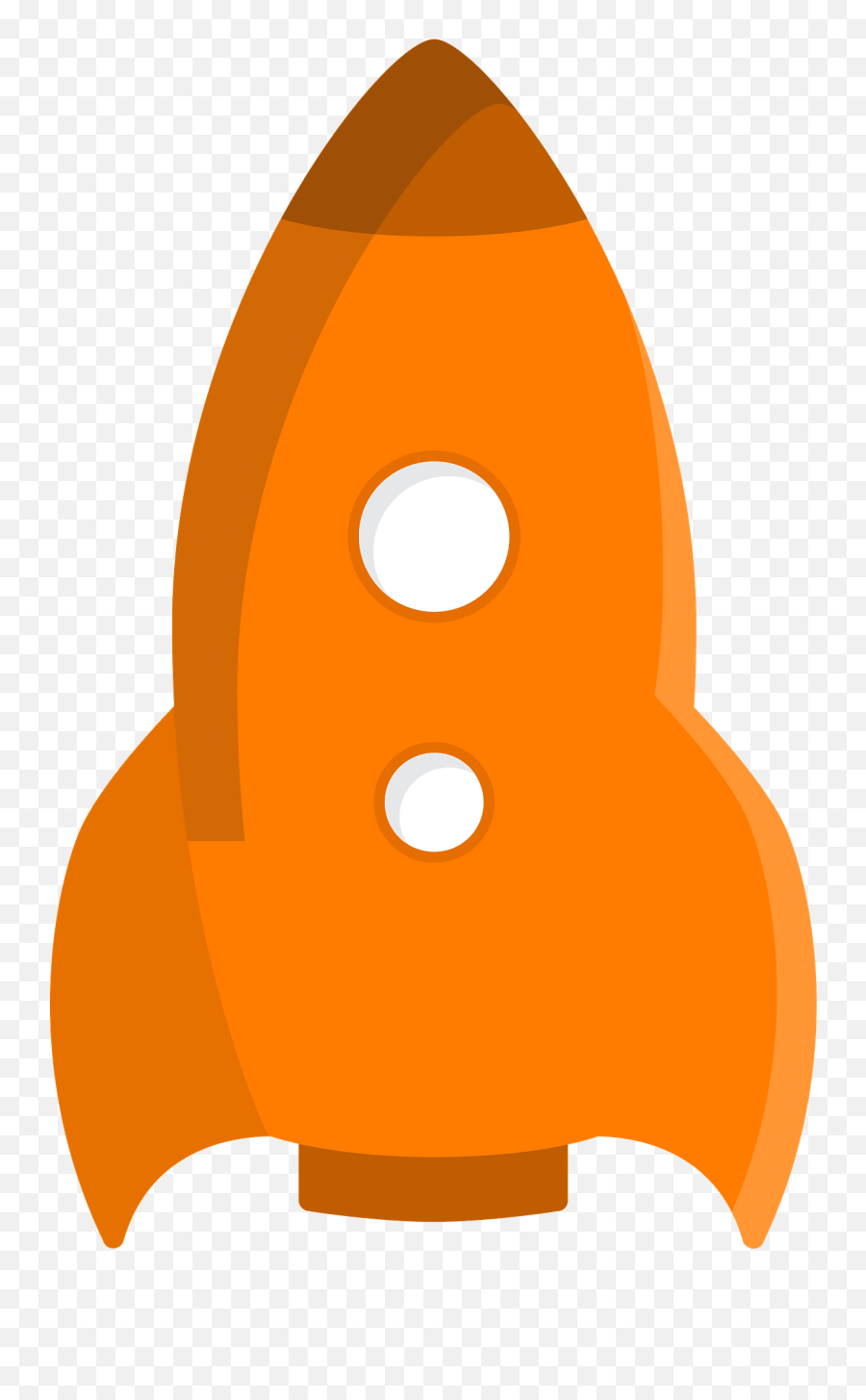 Orange Rocket Clipart Free Download Transparent Png Emoji,Rocket Launch Clipart