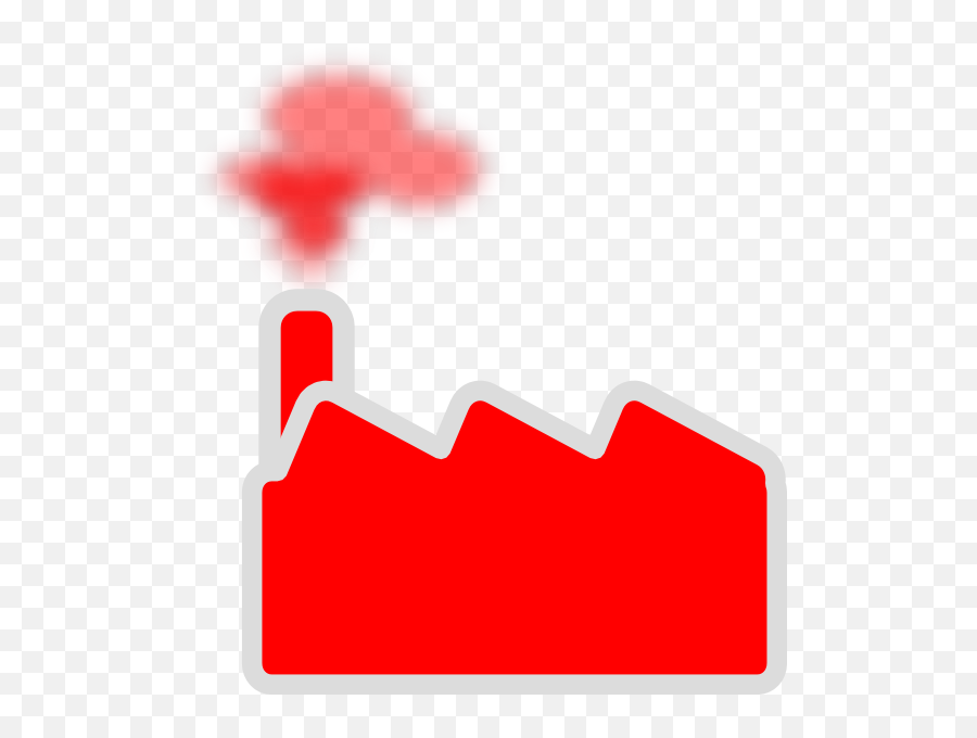 Power Plant Clip Art - Clip Art Library Factory Red Emoji,Factory Clipart
