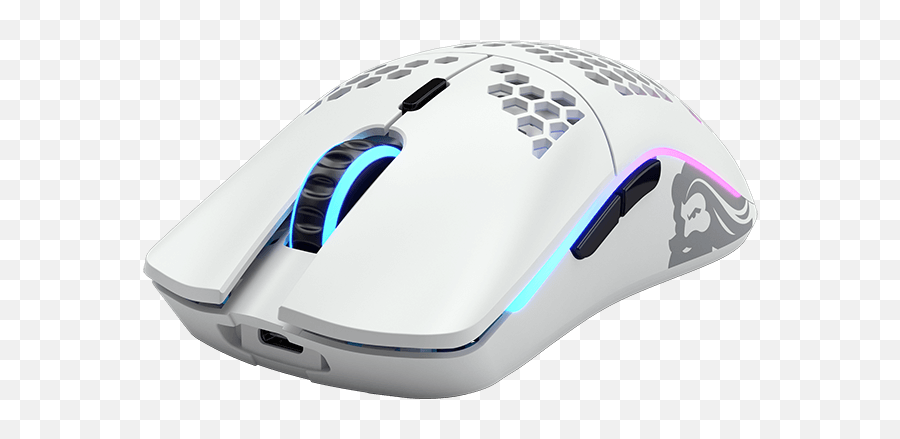 Glorious Model O Wireless - Matte White Emoji,Computer Mouse Png