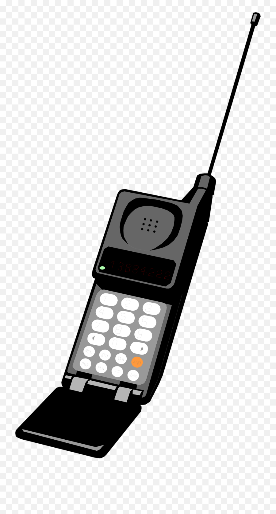 Phone Clipart Cordless Phone Cordless Transparent Free For - Cell Phone Emoji,Phone Clipart