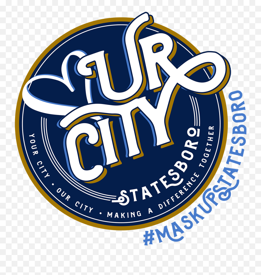 Mask Up Statesboro Logo City Of Statesboro Emoji,C.i.t Logo