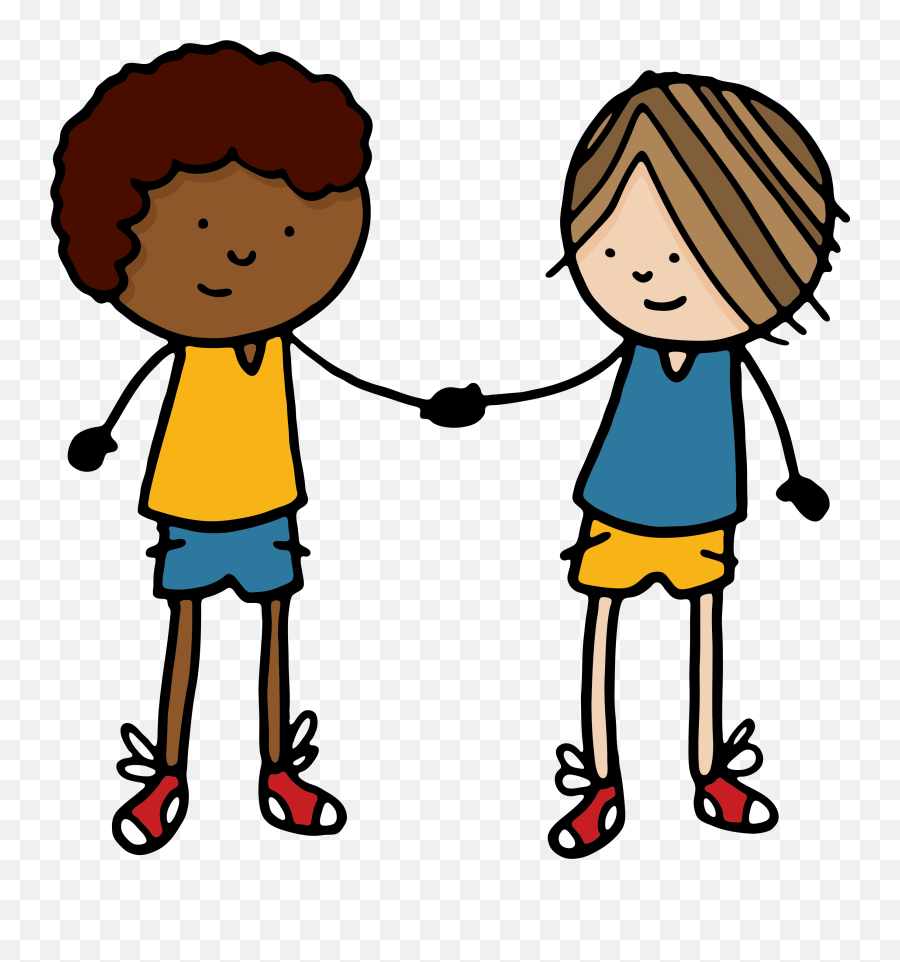 Handshake Cartoon Clip Art - Friends Png 2060170 Png Friend Shake Hand Clipart Emoji,Handshake Clipart