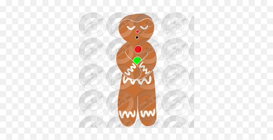 Calm Gingerbread Man Stencil For - Happy Emoji,Gingerbread Man Clipart