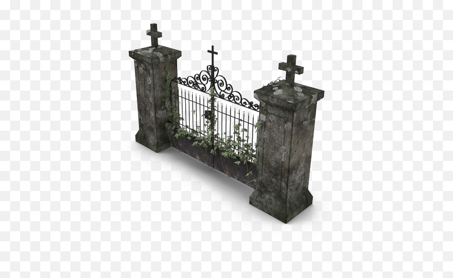 Cemetery Gates Png Clipart - Cemetery Gate Png Emoji,Gate Clipart