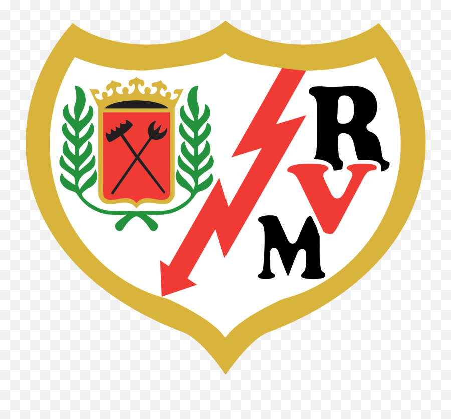 Download Football Soccer Football Team Logos Soccer Logo - Rayo Vallecano Logo Png Emoji,Football Team Logo