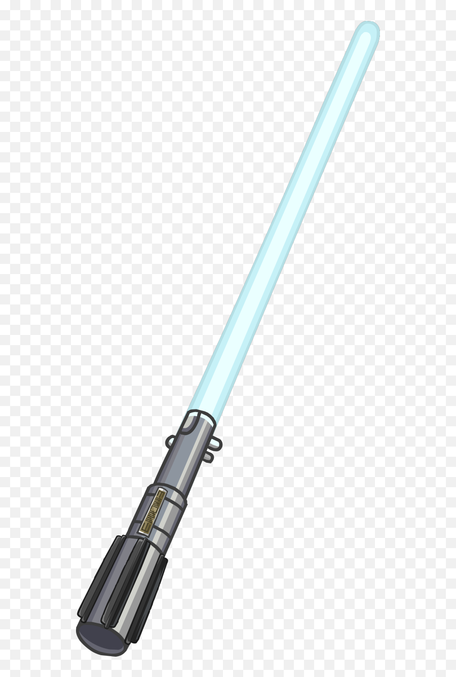 Laser Clipart Luke Skywalker Lightsaber - Blue Star Wars Transparent Lightsaber Png Emoji,Lightsaber Clipart