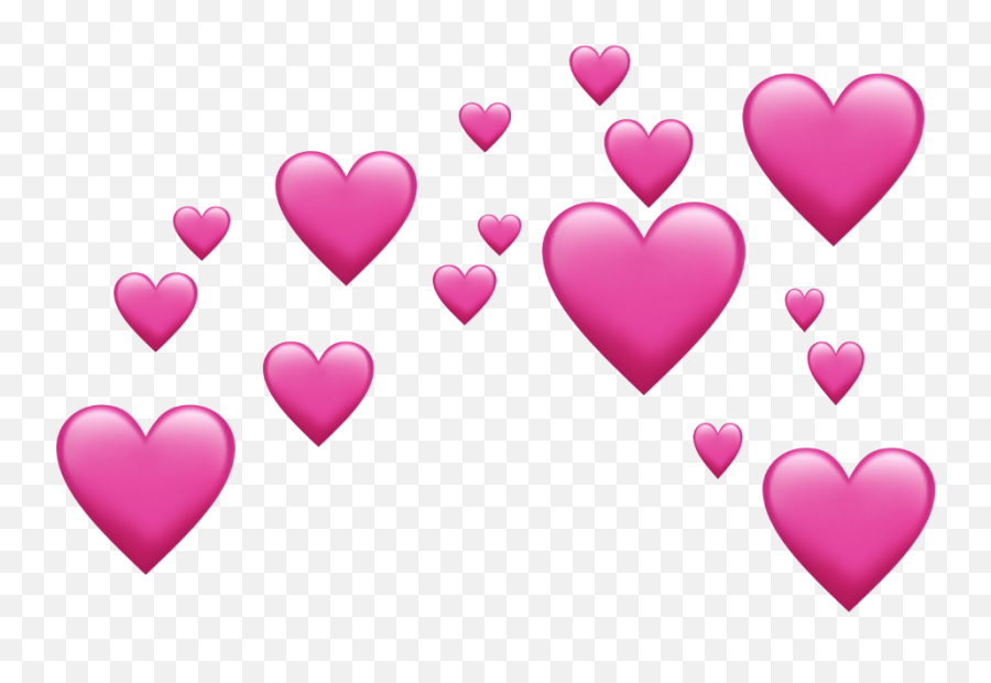Pink Emoji Hearts Png Image With No - Transparent Background Heart Emoji Transparent,Heart Emoji Png