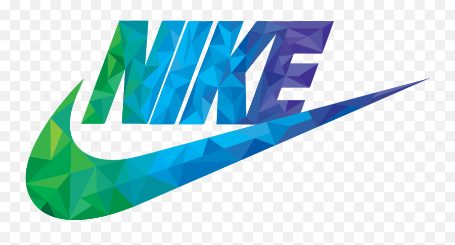 Cool Nike Logo - Blue Nike Png Logo Emoji,Nike Logo Png