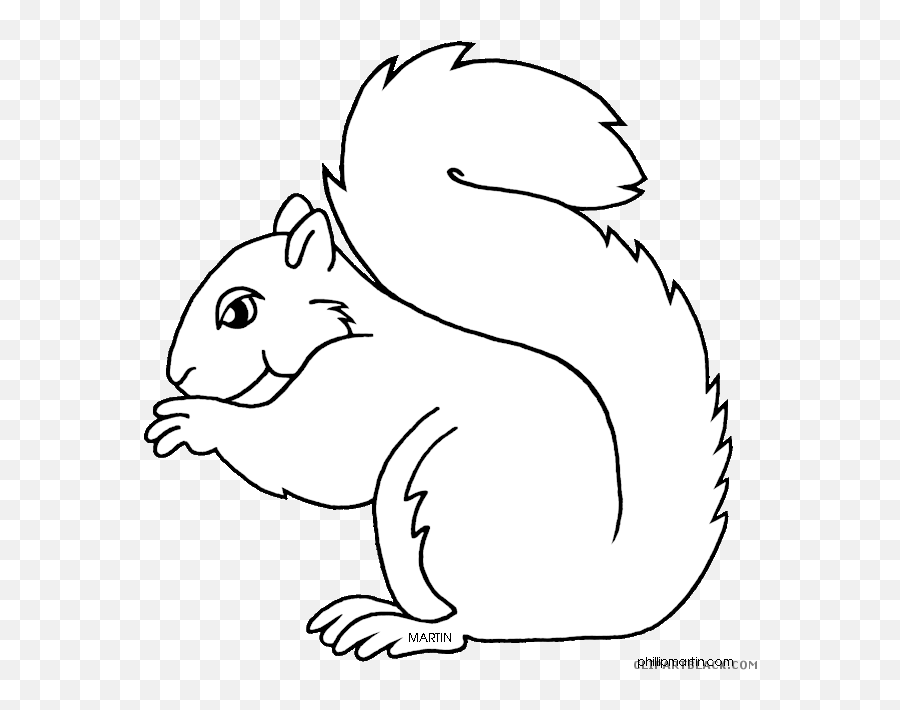White - State North Carolina Animal Emoji,Squirrel Clipart
