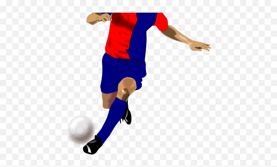 Soccer Player Png Transparent Cartoon - Cartoon Soccer Player Emoji,Soccer Clipart