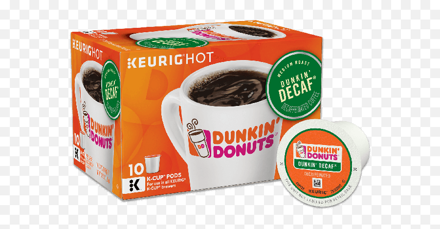 Dunkin Donuts Dunkin Decaf K - Dunkin Donuts K Cups Emoji,Keurig Logo